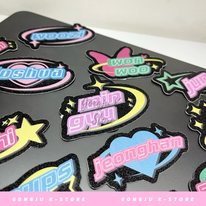 

GONGJU K-STORE | [ COD ] SEVENTEEN DECO GLITTER STICKER MINI