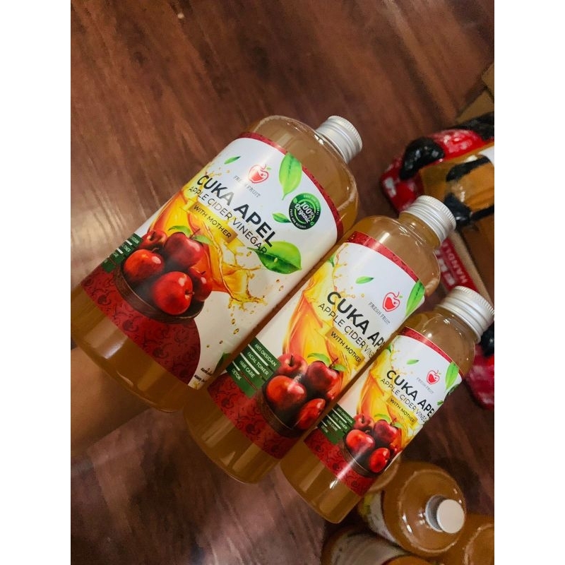 

Cuka Apel Fresh Fruit With Mother 500ml