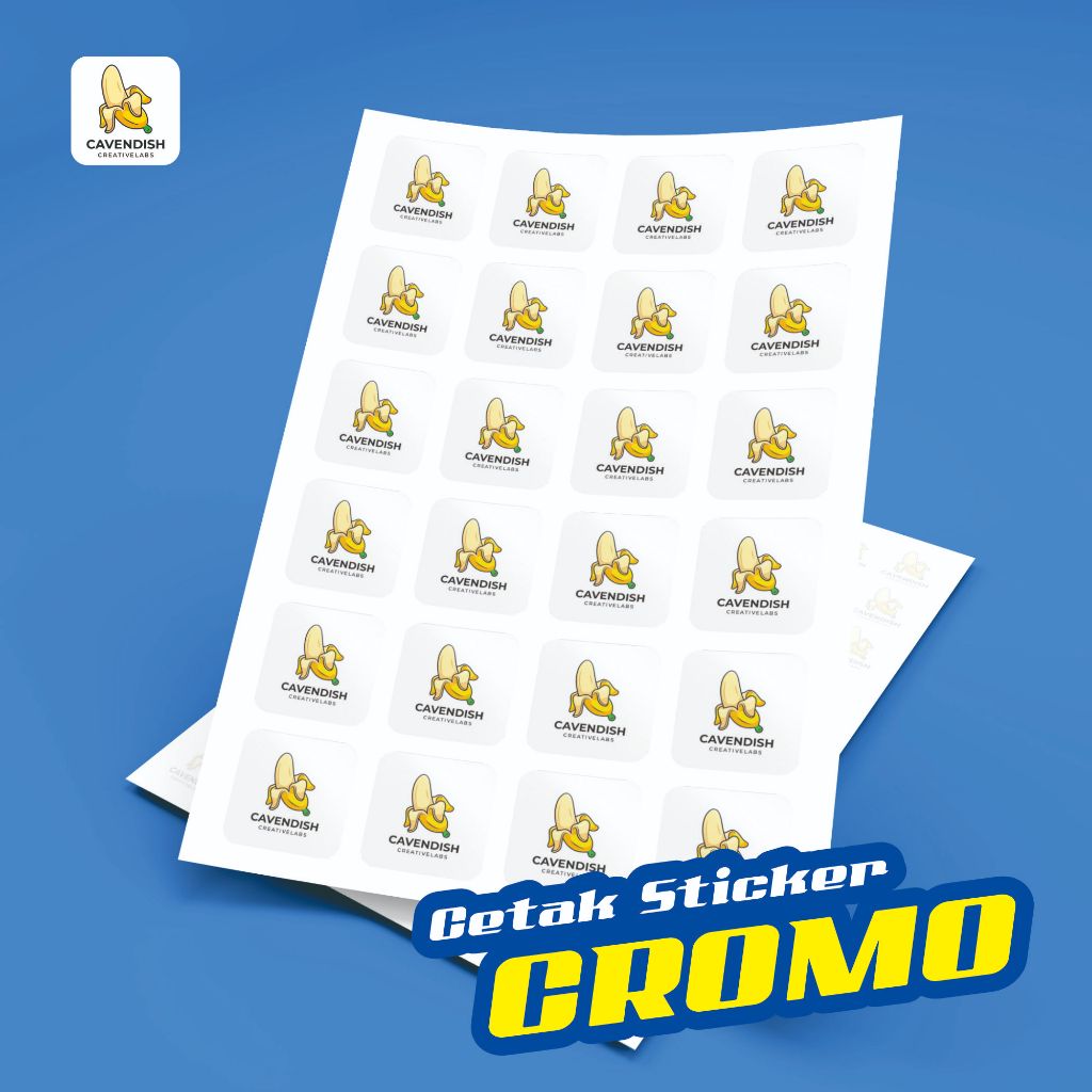 

Cetak Custom Stiker CROMO/ Stiker Label/Stiker Makanan/ Stiker Ultah
