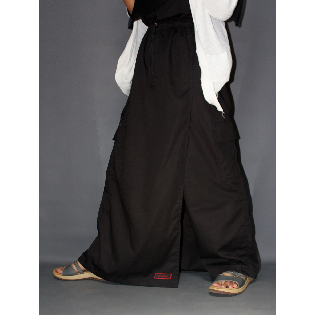 ROK CELANA DRILL CARGO WANITA MUSLIMAH