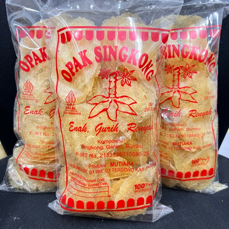 

KECIMPRING OPAK SINGKONG MENTAH SUPER TIPIS