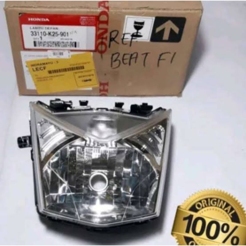 replektor reflektor lampu depan honda beat FI original baru AHM