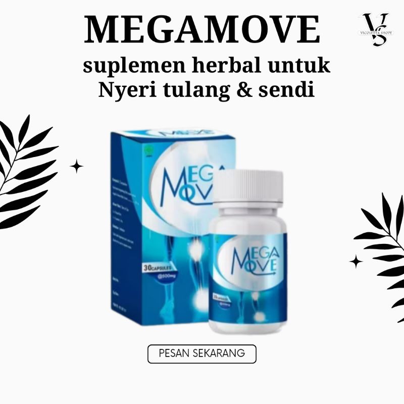 Obat Kesehatan Tulang Dan Persendian / Obat Tulang / Obat Sendi / Mega Move Obat Herbal Asli