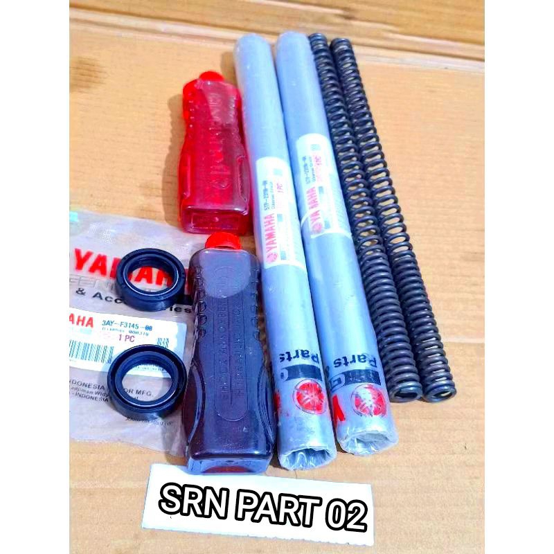 As shock Depan+Per Shock depan+Sil Shock+Oli Shock Yamaha Jupiter z Vega r New