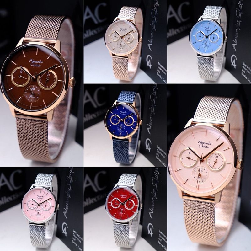 Jam Tangan Wanita Alexandre Christie Ac 2682  /  Ac 2916  / Ac 2682  original