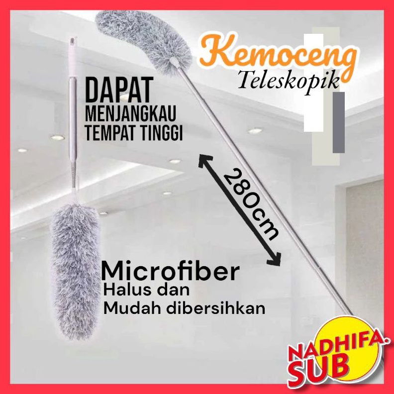 Kemoceng Teleskopik Microfiber  Kemoceng Lipat  Kemoceng Panjang Microfiber