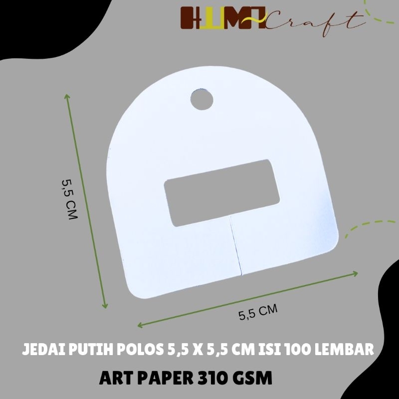 

Alas Jedai Polos 100 pcs Putih Art Paper 310 gsm