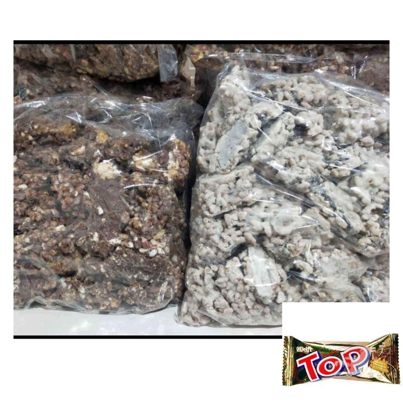 

patahan top 1kg | top chocolate wafer salut | coklat kiloan