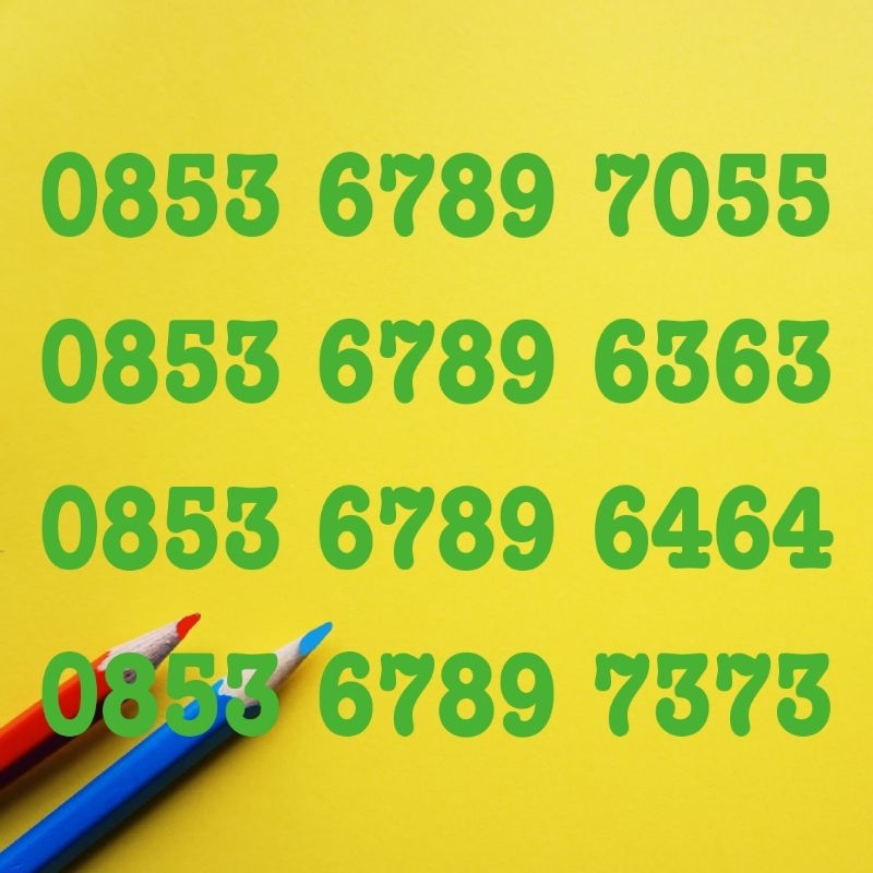 No Cantik Telkomsel Seri Kartu As 6789 Langkah