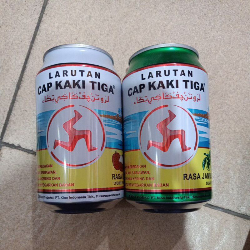 

Larutan cap kaki tiga kaleng rasa original murah