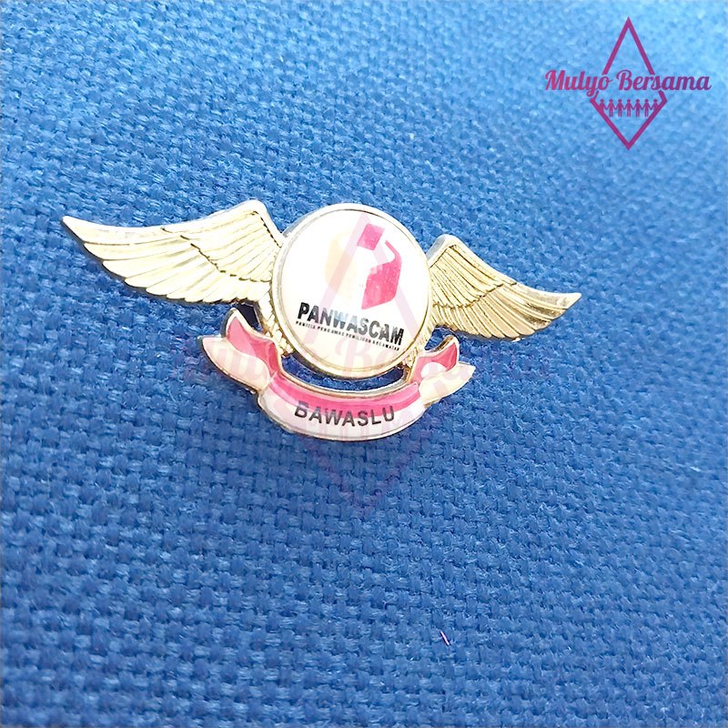 Wing Panwascam Bawaslu Pin Wing Bawaslu Logo Panwascam