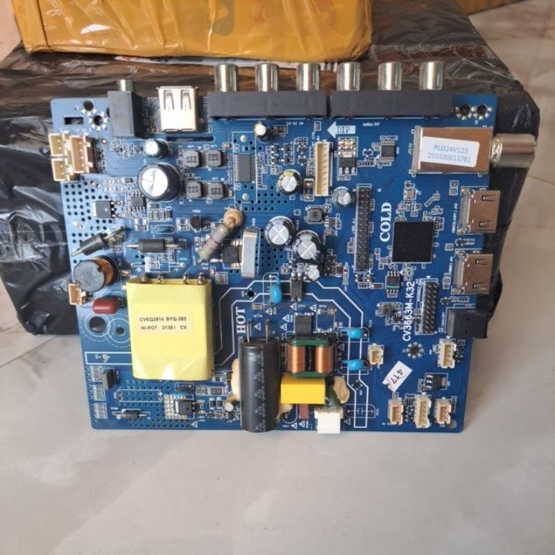 mb mainboard TV polytron  PLD 24V123