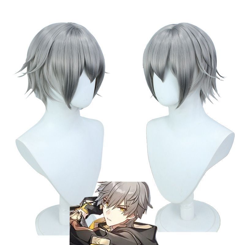 Cosplay Wig Female/Male Trailblazer Cosplay Wig Anime Cosplay Game Honkai Star ail Cosplay