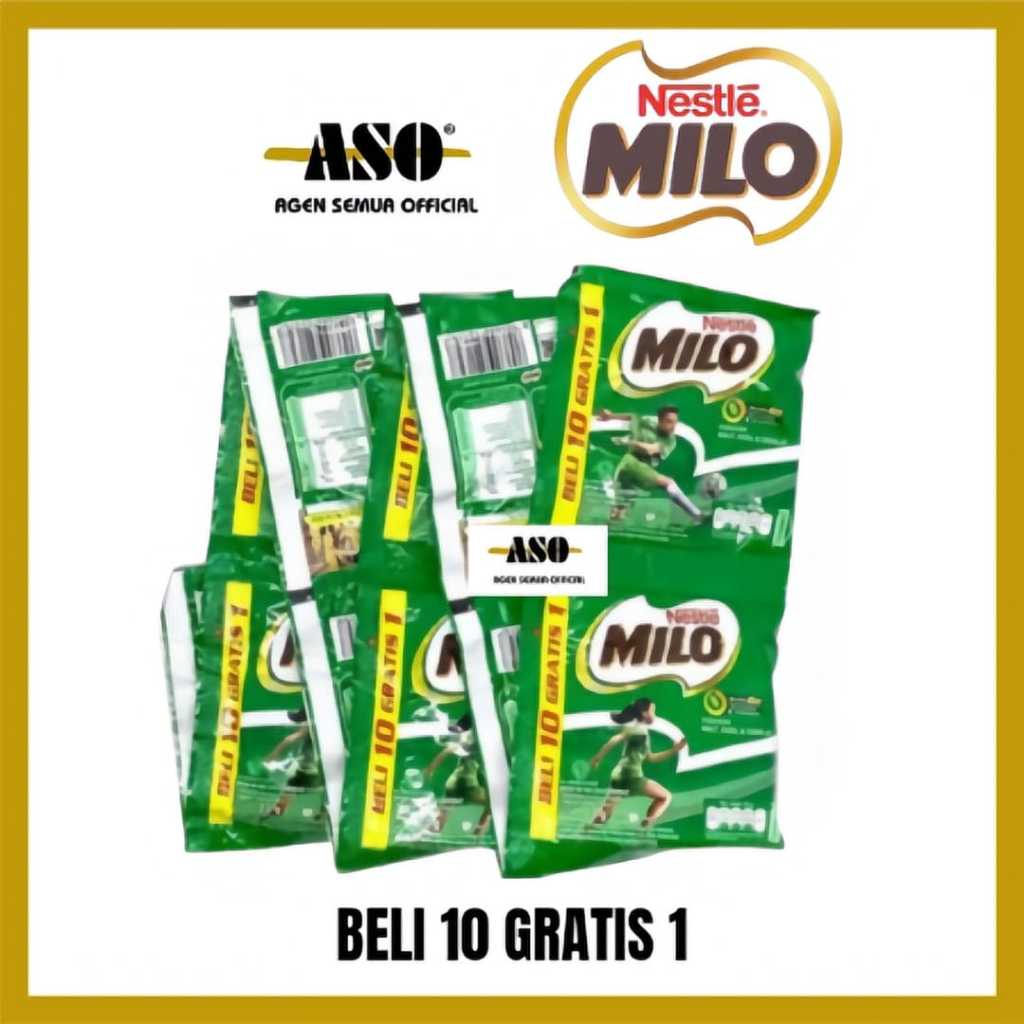 

MILO Activ-Go Susu Bubuk Sachet 22 gr RENCENG ( ISI 11 )