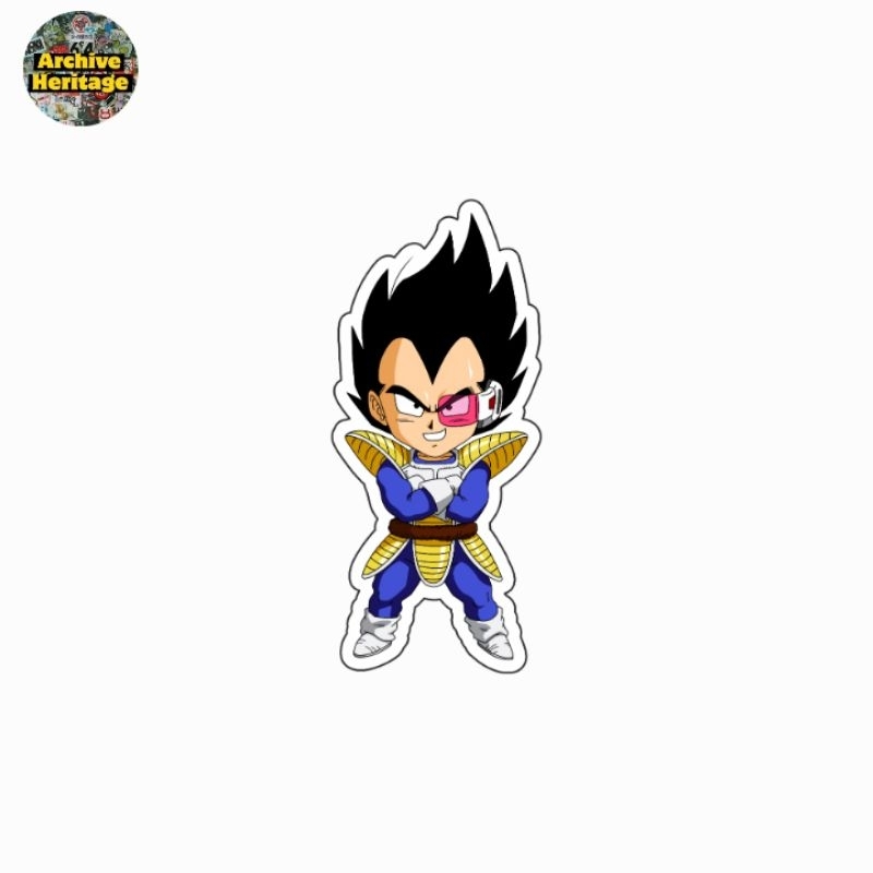 

sticker Vegeta dragon ball bezita character anime kartun stiker