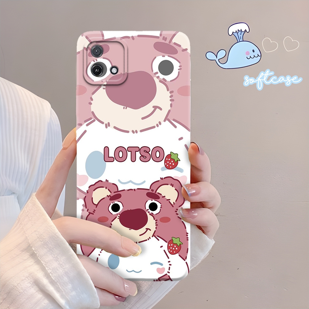 Softcase OPPO A16E - OPPO A16K Case Motif Kartun Silikon Softcase Pro Kamera
