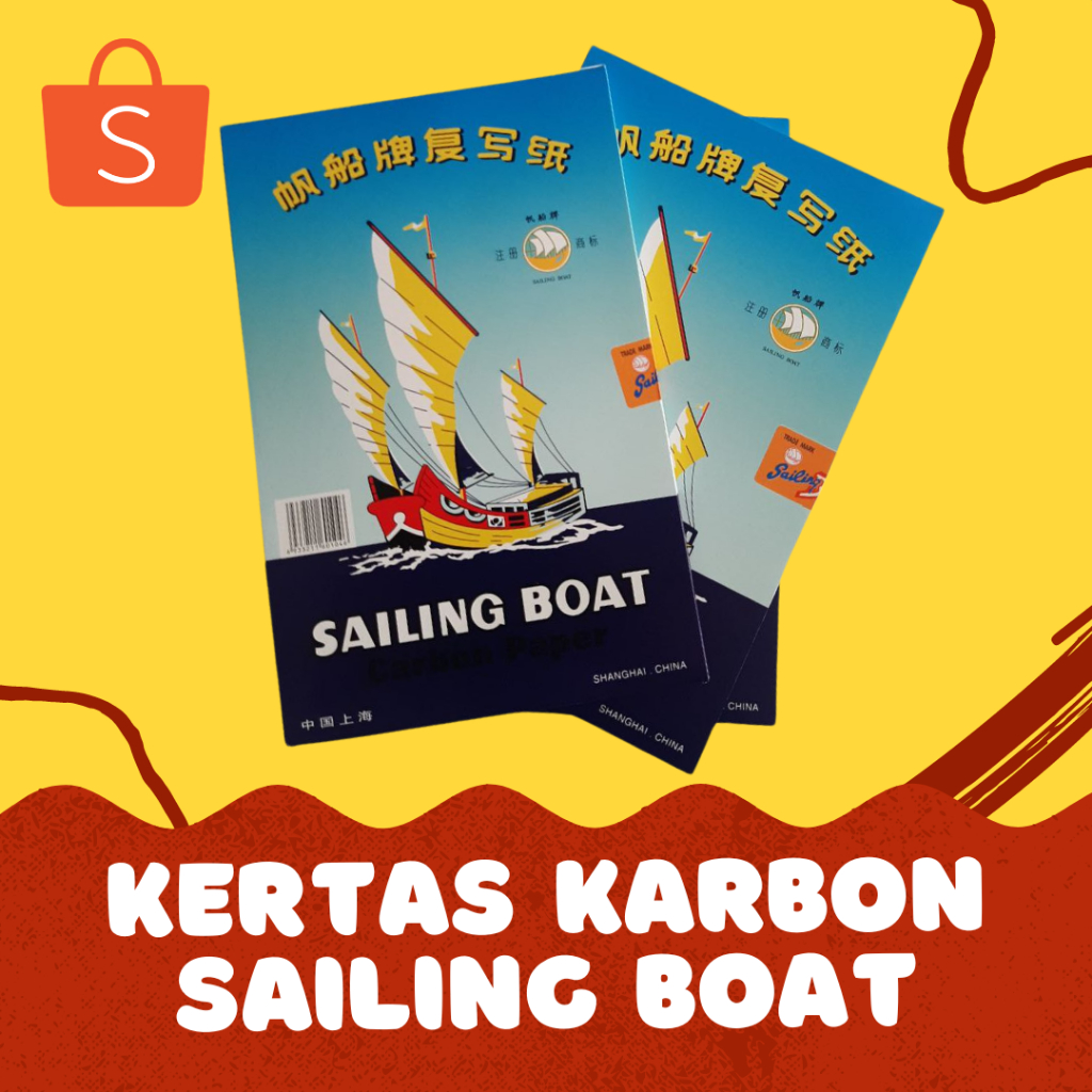 

Kertas Karbon Sailing Boat Folio Single Side & Double Side Warna Hitam & Biru