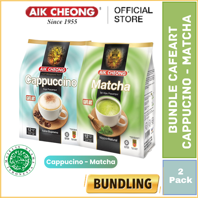 

Bundle Aik Cheong Cappucino Matcha Lebih Murah Spesial Promo Oktober