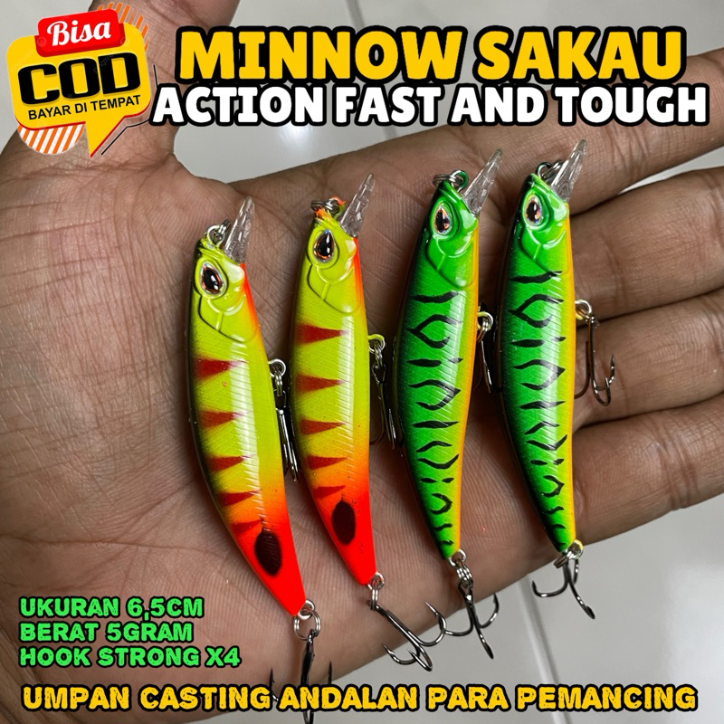 MINNOW SAKAO / LURE MINNOW SAKAO / UMPAN MINNOW SAKAO / TOP LURE MINNOW