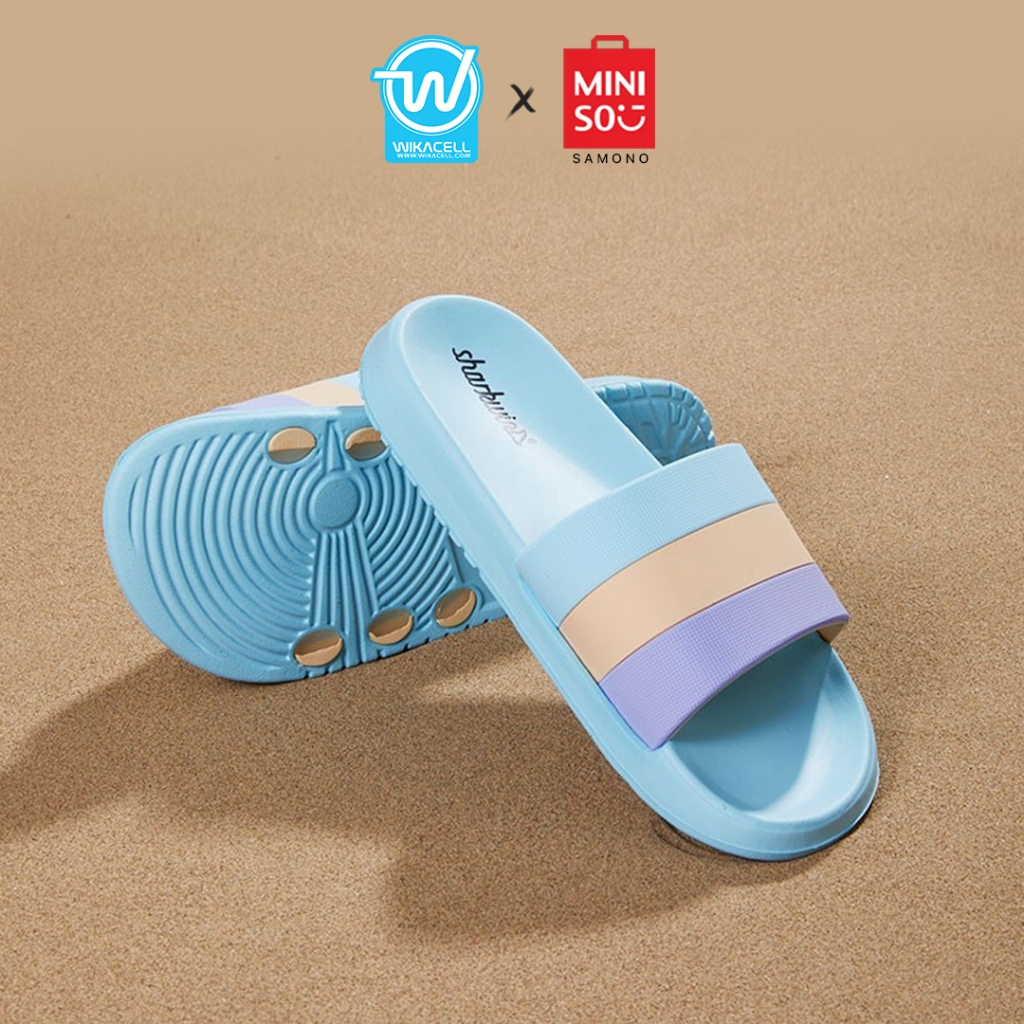 Sharkwin Sandals Women Slippers (SS023) Size 38-39 - Blue/Sandal Slop Wanita