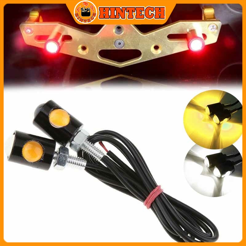 Lampu Plat Nomor LED Otomotif Lampu Mundur Lampu Plat Nomor Sepeda Motor Lampu Warna-warni