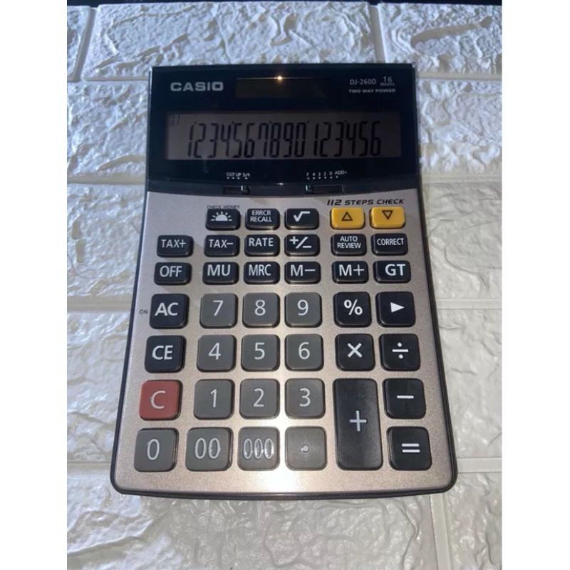 

Kalkulator DJ 260D / 16 DIGIT