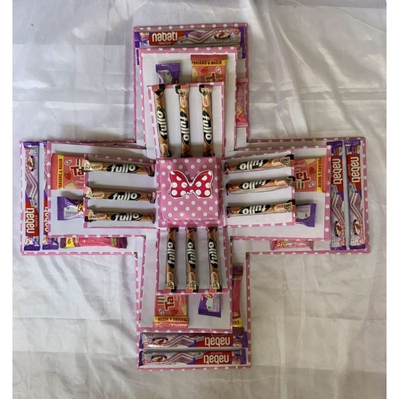 

Surprise box/ekplosion box/kado ultah/kado snack/hampers ultah