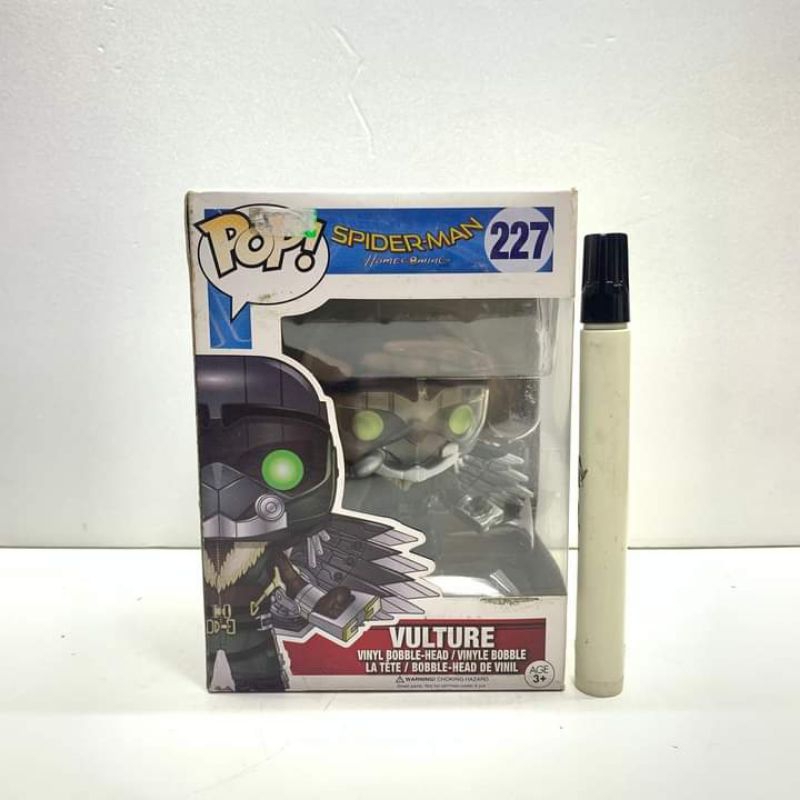 mainan action figurefumko pop 227 spiderman vulture vinyl collection
tinggi sekitar 4 inch
detail ba