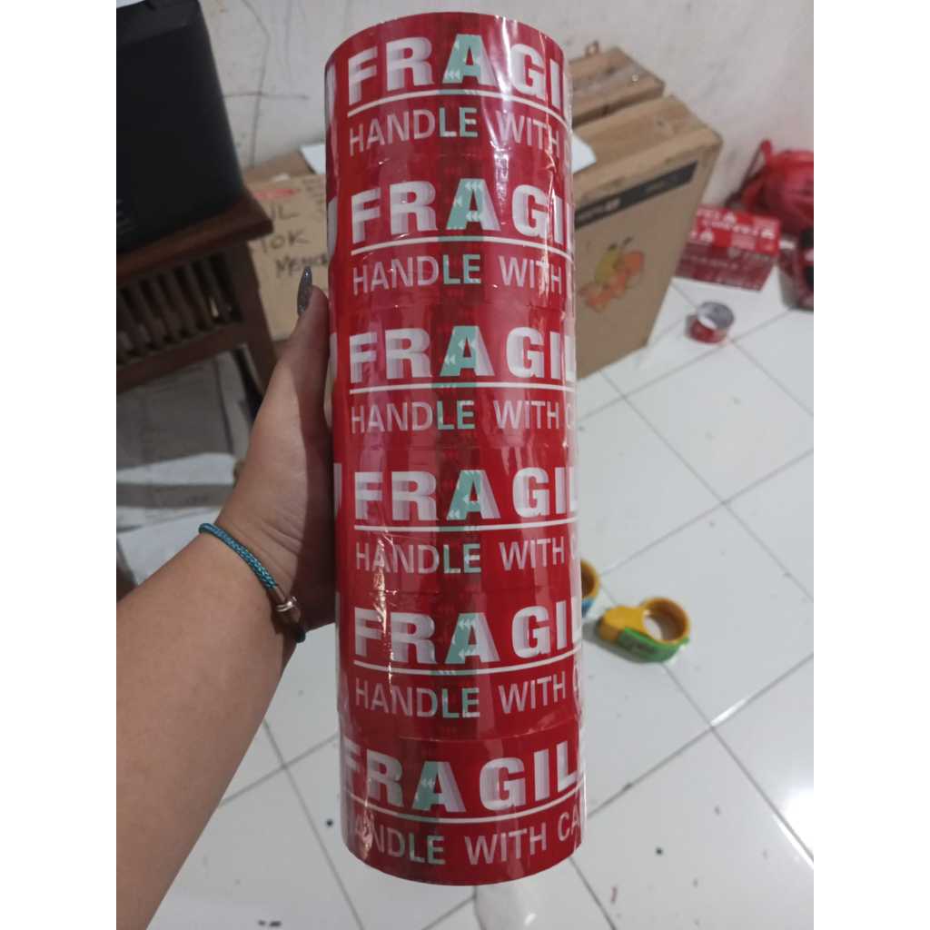 

Lakban Fragile 48mm x 50 Meter