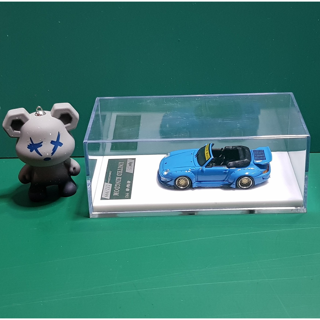 Hpi64 Porsche 993 RWB blue united kingdom limited 212 / 999 diecast 1 64
