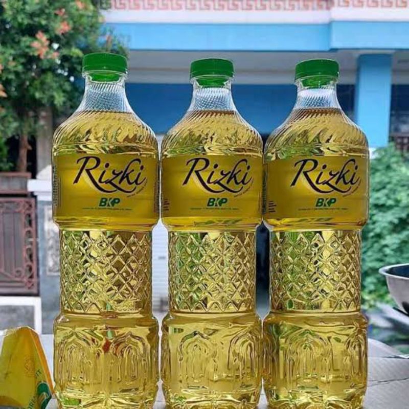 

minyak goreng cap rizki 850ml minyak murah 1 ltr