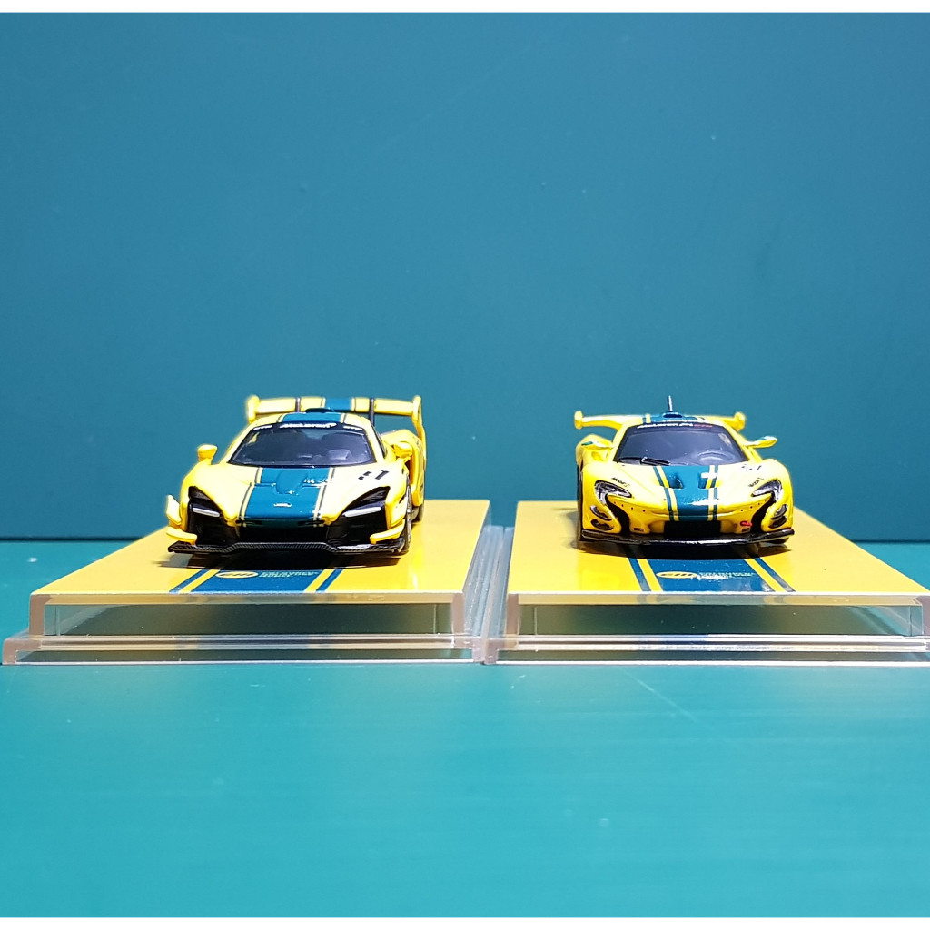 CM model Mclaren senna GTR & P1 GTR set hobby expo china 2024 diecast 1 64