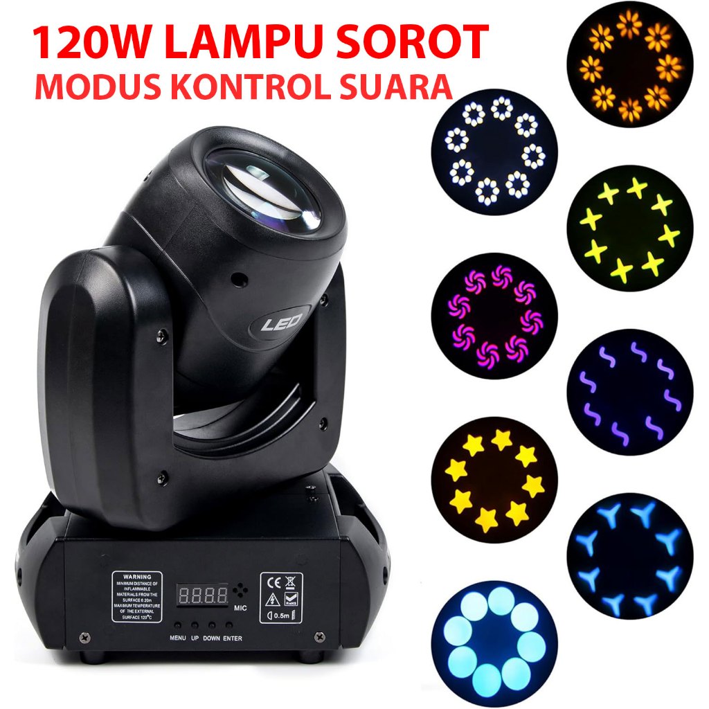 Kaiy/beam 100/lampu beam 230 watt/moving head beam/beam mini/Moving Head Beam 100 Watt 8 Color+12 Pa