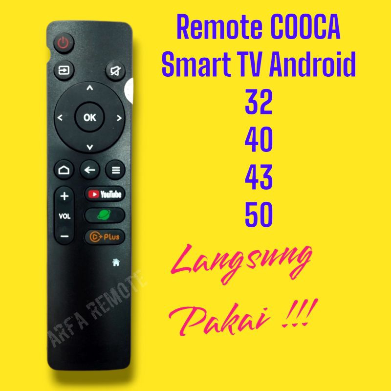 Remote TV Cooca smart TV Android TV Cooca