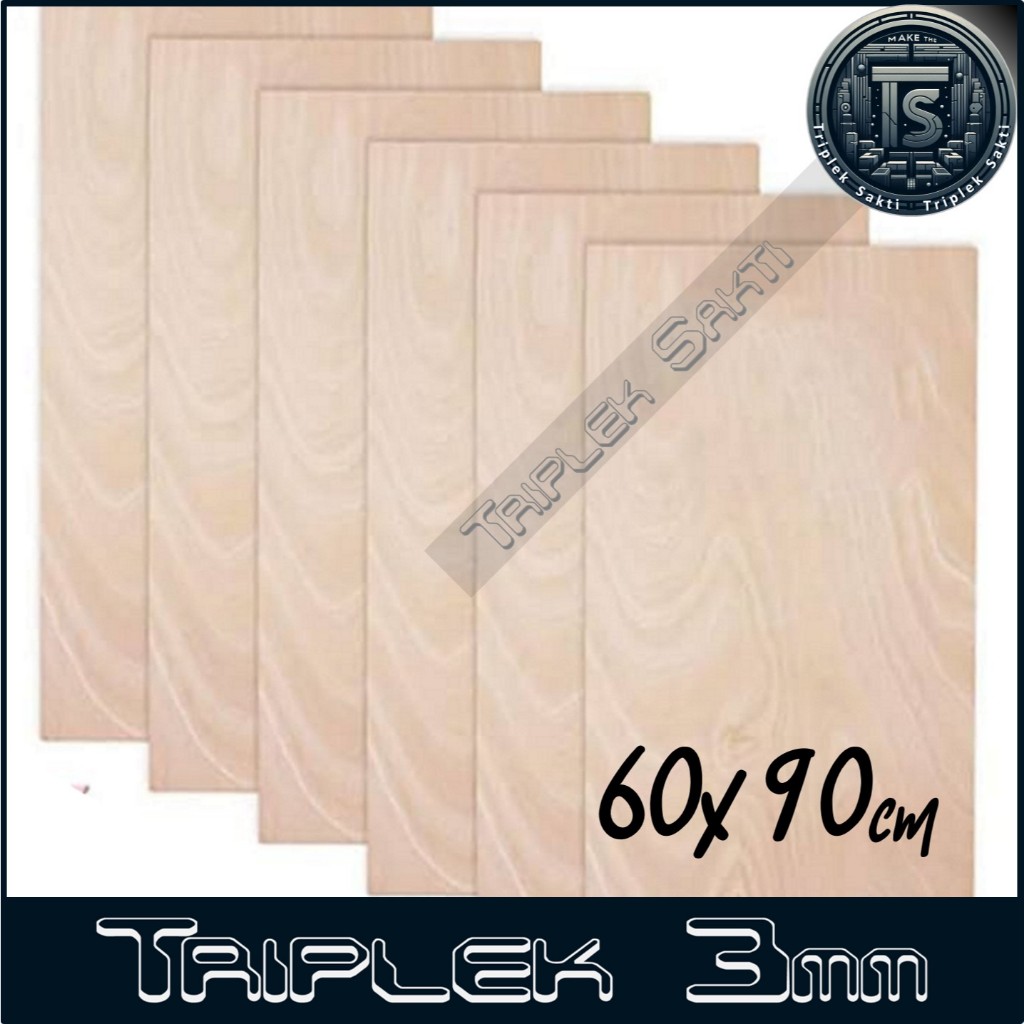 Multiplek Triplek 3mm 60x90 cm ( 3 mm | 60x90cm | 90x60cm | 90x60 | 60 x 90 cm )