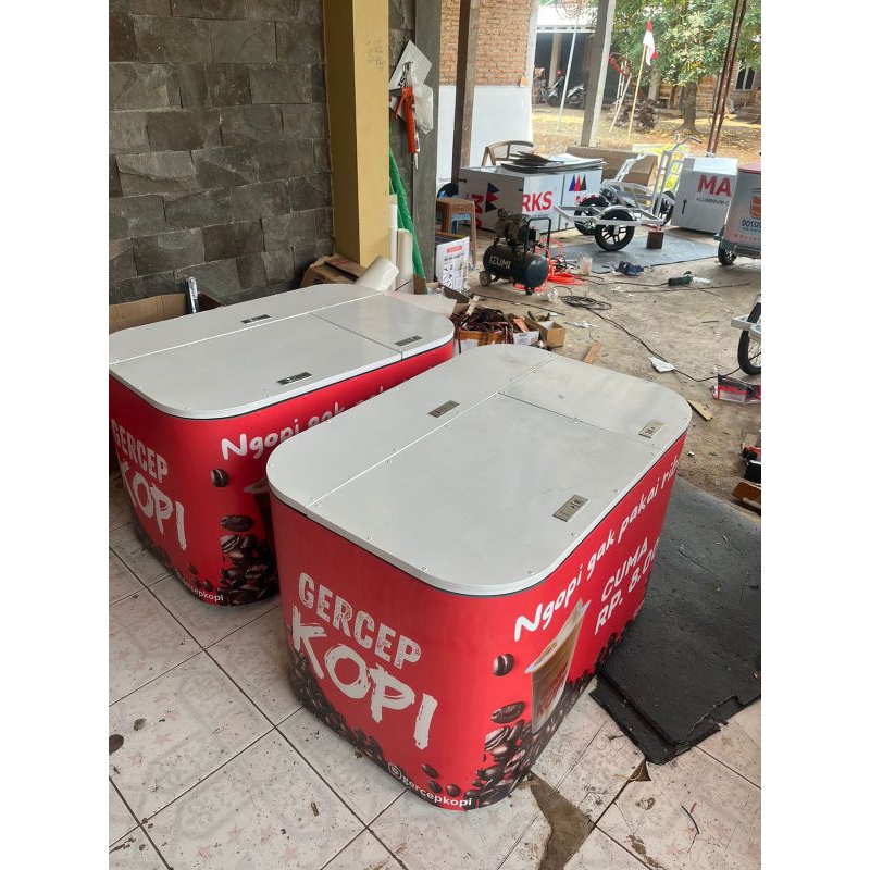 cooler box p 105 | cooler box gerobak | cooler box es | cooler box gerobak listrik | cooler box gero