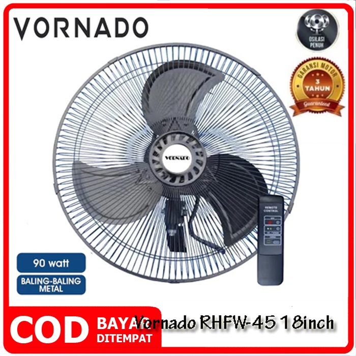 Kipas angin besi JUMBO 18” TORNADO FAN/kipas angin VORNADO/kipas angin dinding/kipas/ Wall Fan Rhfw-