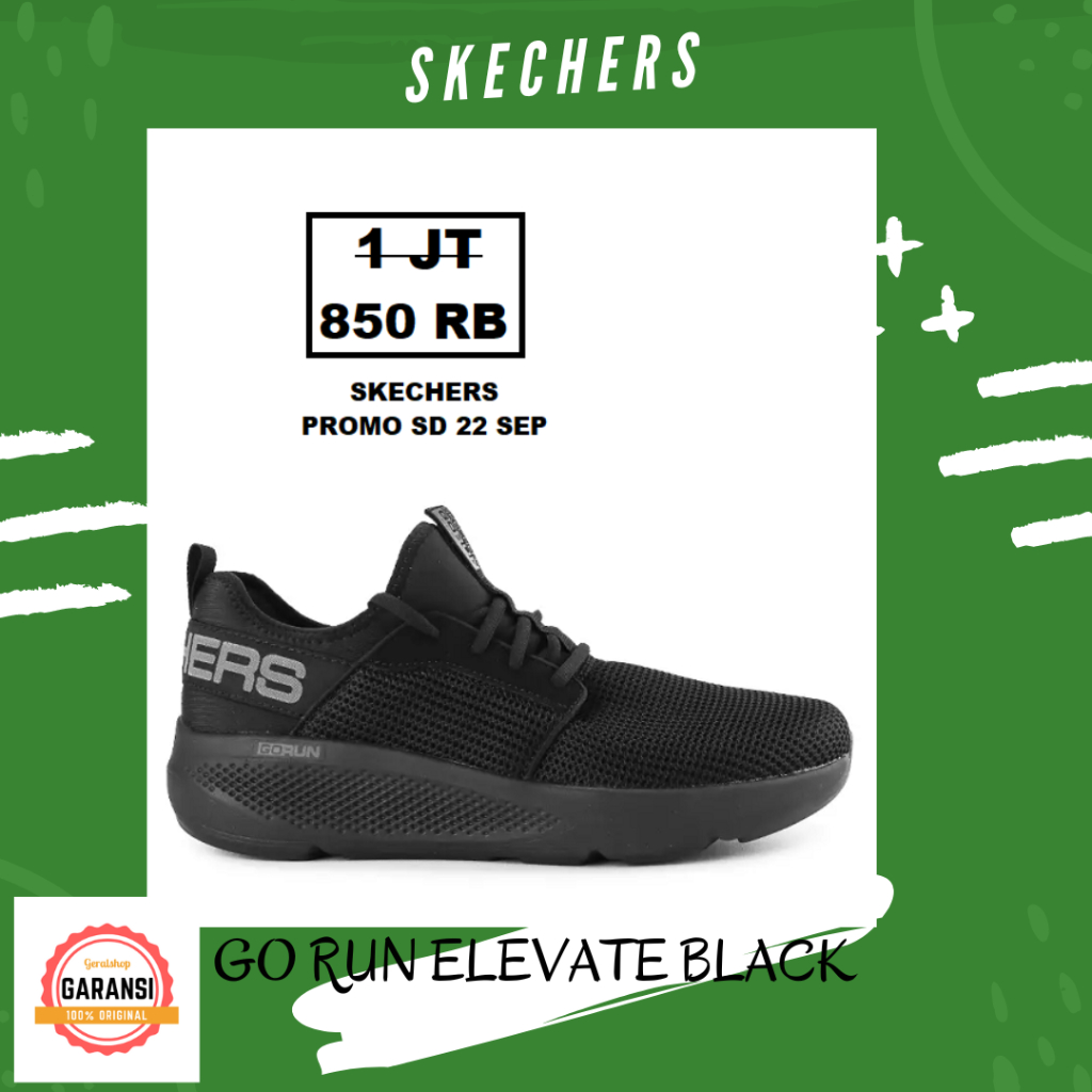 Sepatu skechers pria 100% original GO RUN ELEVATE