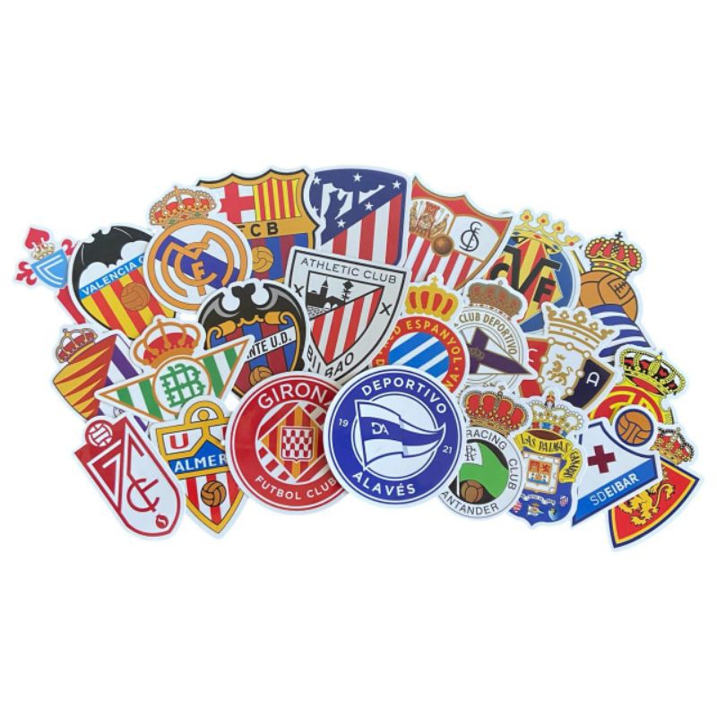 

Stiker pack waterproof anti sobek tim bola football la liga spanyol