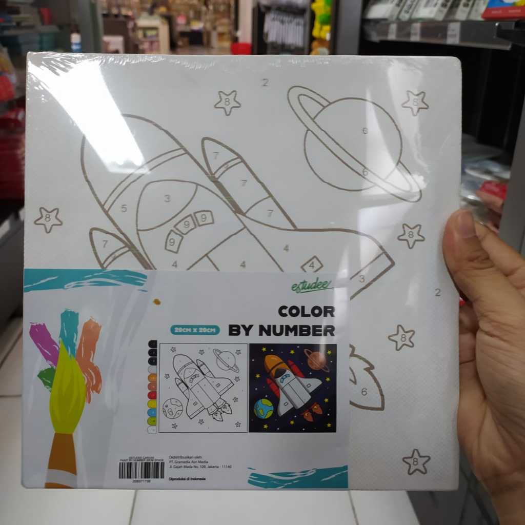 

GRAMEDIA KEDIRI - ESTUDEE CANVAS PAINT BY NUMBER 20CM SPACE