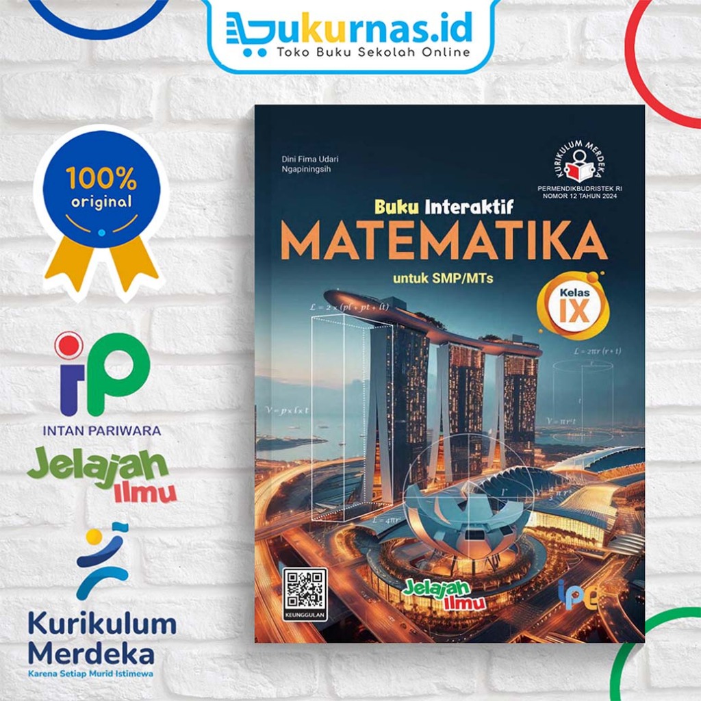 Buku Pendamping(Buku Interaktif) Matematika SMP/MTs kelas 9 Kurikulum Merdeka - Intan Pariwara
