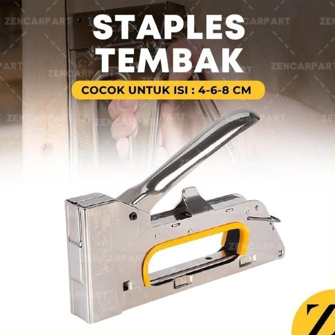 

Alat Staples Tembak Stapler Tembak Guntacker Kayu Jok Kulit Motor KUAT Steples Hekter 3in1 4 6 8 mm