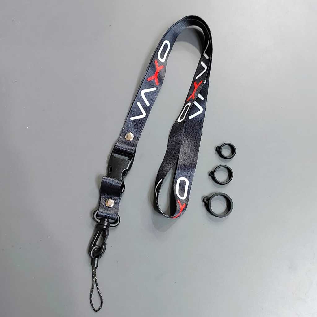 

Lanyard OXVA Tali Lanyard Branded Gantungan Kunci Name Tag ID Card