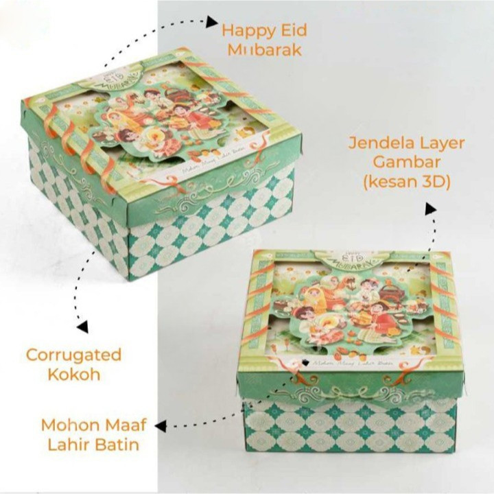 

Kotak Kue Marmer Sponge Cake 22x22x10 Cm Box Lapis Legit Idul Fitri Dus Hampers Lebaran Packaging