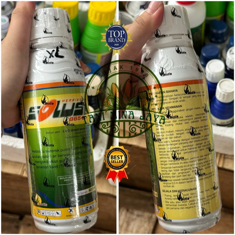 [TANI MINA JAYA] HERBISIDA / RACUN RUMPUT LIAR SOLUSI 865 SL 200 ML 400 ML