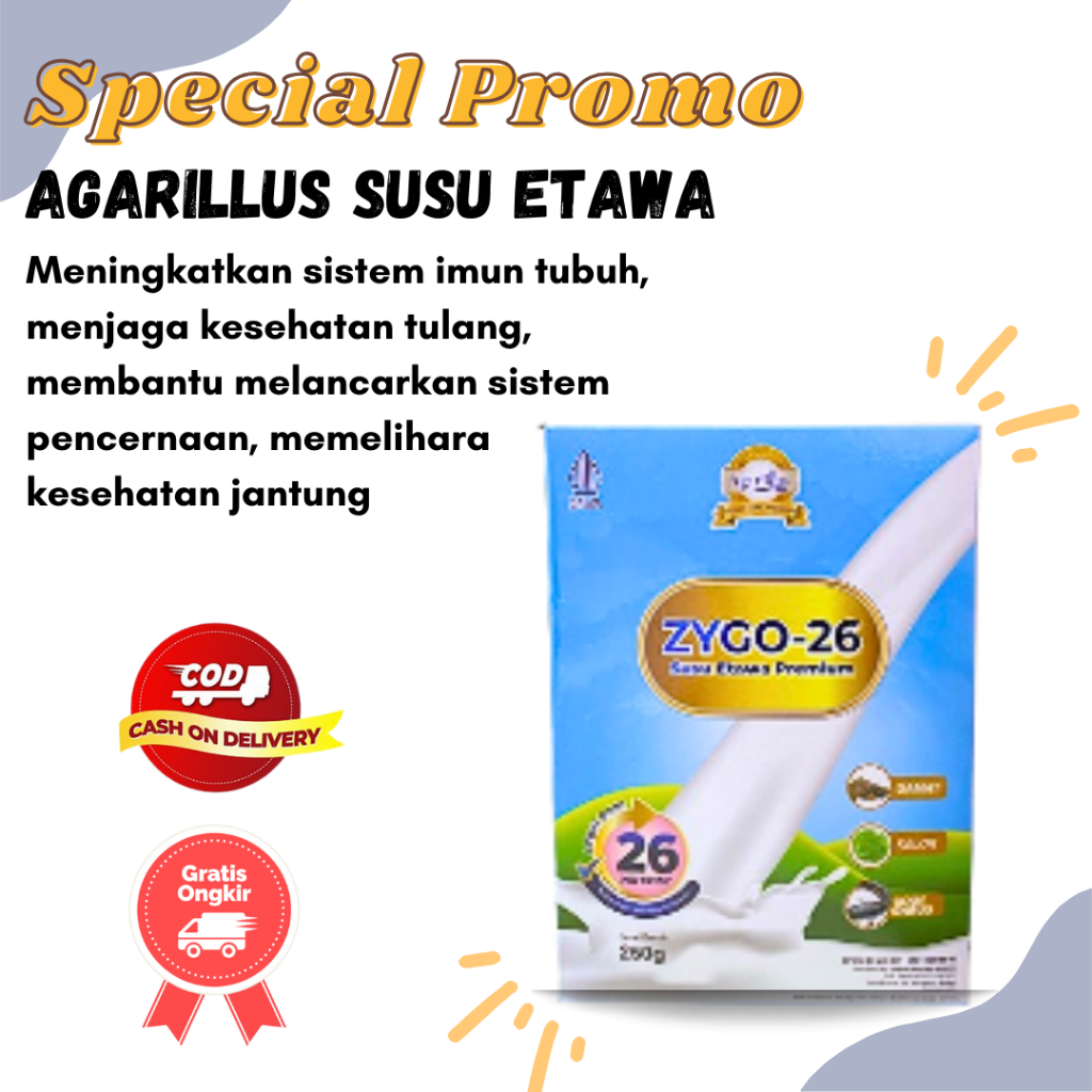 

Promo Spesial Agarillus Susu Etawa | Daya tahan tubuh | 100% Original Produk
