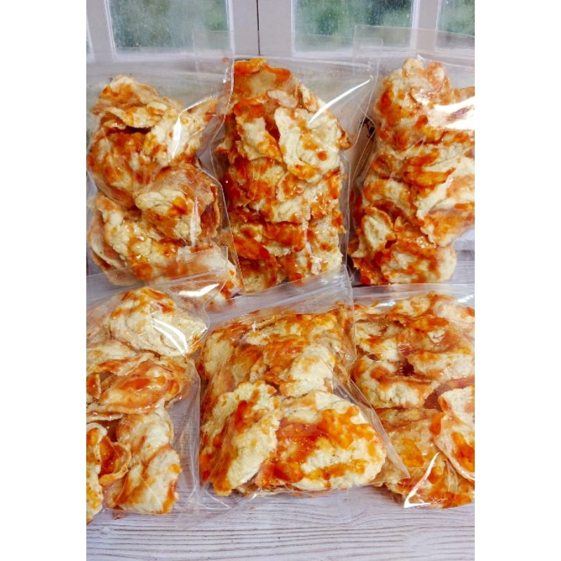 

Ratu Balado - Emping Balado Pedas Manis 90gr- Cemilan Keripik Balado