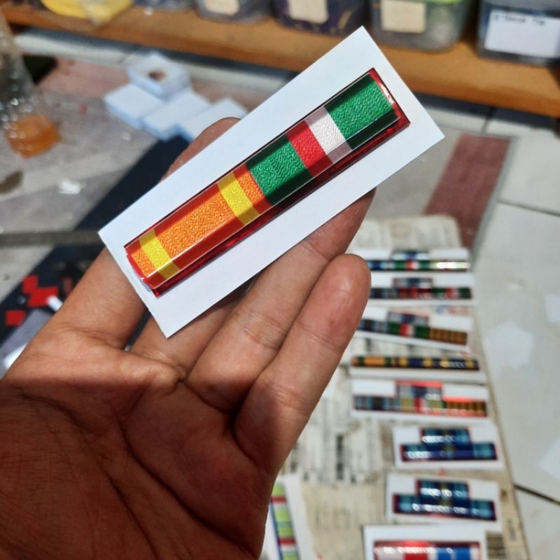 Satyalancana POLRI: Ksatria Bhayangkara - Dharma Nusa / Pita Tanda Jasa PDH Satya Lencana Polisi