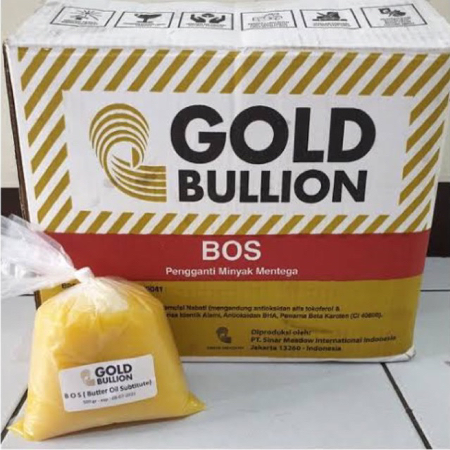 

(250 GR) BUTTER GOLD BULLION BOS / BUTTER OIL SUBTITUTE KILOAN