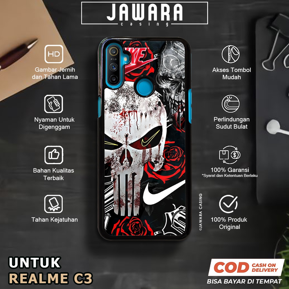 Case Realme C3 Casing Realme C3 [SKLL] Premium Case Glossy Case Hp Realme Jawara Casing Hp Realme C3